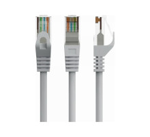 Патч-корд 1м UTP cat 6 CU gray Cablexpert (PP6U-CU-1M)