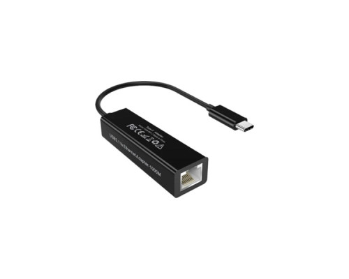 Адаптер USB-C to RJ45 Ethernet 1000Mbps Choetech (HUB-R01-BK)