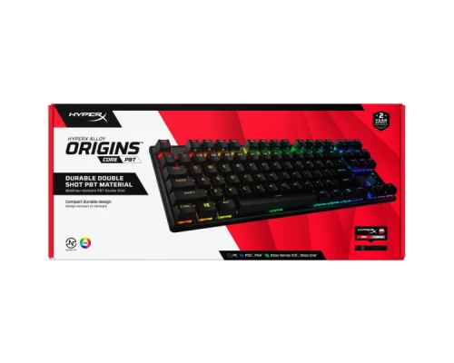 Клавіатура HyperX Alloy Origins Core PBT HX Red (639N7AA) Клавіатура HyperX Alloy Origins Core PBT HX Red (639N7AA)