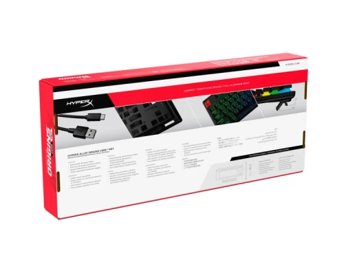 Клавіатура HyperX Alloy Origins Core PBT HX Red (639N7AA) Клавіатура HyperX Alloy Origins Core PBT HX Red (639N7AA)