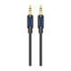 Кабель мультимедійний 3.5mm M to 3.5mm M 1.0m silicone black BOROFONE (6941991114373)