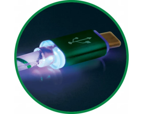 Дата кабель USB 2.0 AM to Lightning 1.0m ACH03-03LT GreenLED backlight Defender (87553) Дата кабель USB 2.0 AM to Lightning 1.0m ACH03-03LT GreenLED backlight Defender (87553)