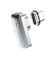 Перехідник USB-C magnetic 20Gbps 4K 90° corner Essager (EZJCX-RJ0G)
