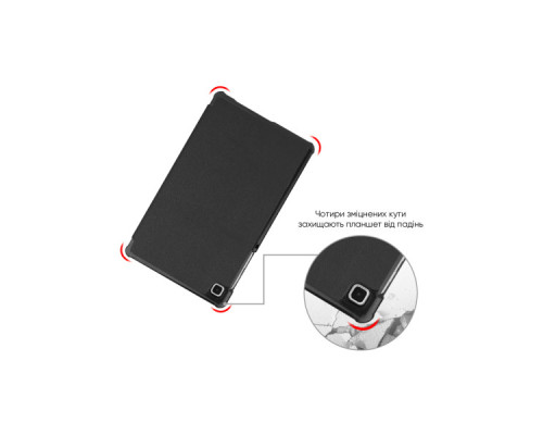 Чохол до планшета AirOn Premium Samsung Galaxy Tab A7 LITE T220/T225 Black + film (4822352781064)