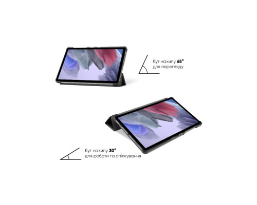 Чохол до планшета AirOn Premium Samsung Galaxy Tab A7 LITE T220/T225 Black + film (4822352781064)
