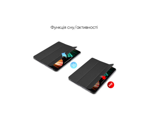 Чохол до планшета AirOn Premium Samsung Galaxy Tab A7 LITE T220/T225 Black + film (4822352781064)