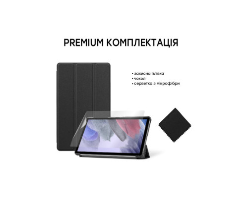 Чохол до планшета AirOn Premium Samsung Galaxy Tab A7 LITE T220/T225 Black + film (4822352781064)