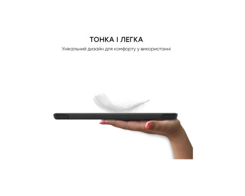 Чохол до планшета AirOn Premium Samsung Galaxy Tab A7 LITE T220/T225 Black + film (4822352781064)