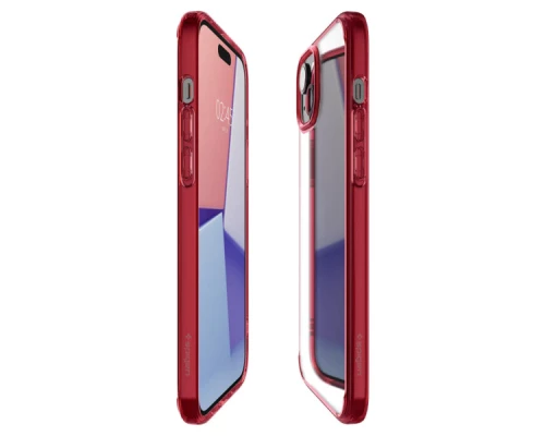 Чохол до мобільного телефона Spigen Apple iPhone 15 Ultra Hybrid Red Crystal (ACS06794) Чохол до мобільного телефона Spigen Apple iPhone 15 Ultra Hybrid Red Crystal (ACS06794)