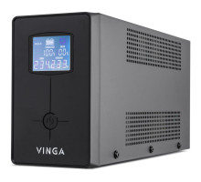 Пристрій безперебійного живлення Vinga LCD 1500VA metal case (VPC-1500M)