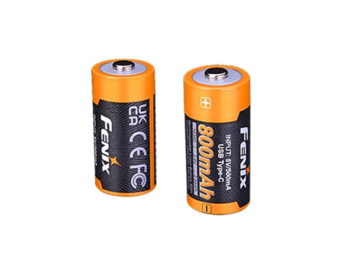 Акумулятор Fenix 16340 (800 UP mAh) Type-C (ARB-L16-800UP) Акумулятор Fenix 16340 (800 UP mAh) Type-C (ARB-L16-800UP)