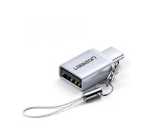Перехідник OTG USB 3.0 AF to USB-C gray Ugreen (50283)