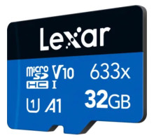 Карта пам'яті Lexar 32GB microSDXC class 10 UHS-I V10 A1 High Performance 633x (LMS0633032G-BNNNG)