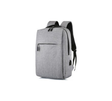 Рюкзак для ноутбука Merlion 14" YT-B14-Grey USB, 32х11х41 см Grey (34410)