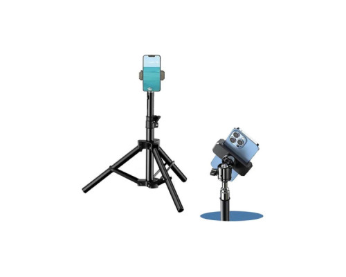 Штатив RTAKO ZJ-ZB01 55CM Matte Finish Carbon Steel Tripod Black (6930539528246)