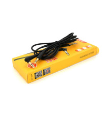 Кабель мультимедійний 3.5mm M to 3.5mm M 2.0m black iKAKU (YT-AUXGJ(M)/(M)-KSC-522-B)