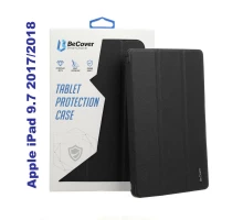 Чохол до планшета BeCover Tri Fold Soft TPU Silicone Apple iPad 9.7 2017/2018 A1822/A1823/A1893/A1954 Black (706875)