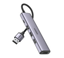 Концентратор Ugreen USB 3.0 to 4xUSB 3.0 CM473 (20805)