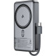 Батарея універсальна Acefast Magnetic Wireless 10000mAh, 22.5W, PD, QC/3.0, QI 15W, M18, Black (6974316284017)