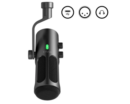 Мікрофон Fifine Tank 3 USB/XLR Black (Tank3) Мікрофон Fifine Tank 3 USB/XLR Black (Tank3)