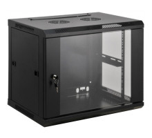 Шафа настінна Kingda 15U 19" 600x600 RAL9004 (KD-007-6615)