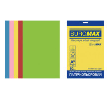 Папір Buromax А4, 80g, INTENSIVE, 5colors, 50sh, EUROMAX (BM.2721350E-99)