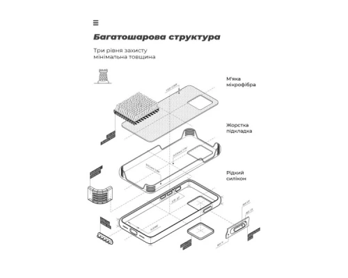 Чохол до мобільного телефона Armorstandart ICON Case Xiaomi Redmi 13C / Poco C65 Black (ARM72480) Чохол до мобільного телефона Armorstandart ICON Case Xiaomi Redmi 13C / Poco C65 Black (ARM72480)