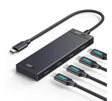 Концентратор Ugreen USB-C to 4xUSB-C 3.2 Gen2 10Gbps CM806 black (35584)