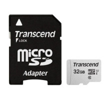 Карта пам'яті Transcend 32GB microSDHC class 10 UHS-I U1 (TS32GUSD300S-A)