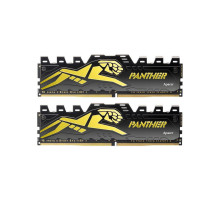 Модуль пам'яті для комп'ютера DDR4 16GB (2x8GB) 3200 MHz Panther Black/Gold Apacer (AH4U16G32C28Y7GAA-2)