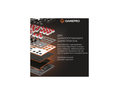 Клавіатура GamePro Genesis Joker MK124G Outemu Red Switch USB UA Gray (MK124G)