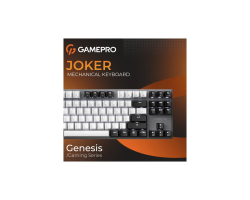 Клавіатура GamePro Genesis Joker MK124G Outemu Red Switch USB UA Gray (MK124G)