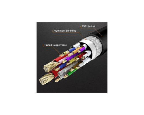 Кабель мультимедійний USB-C to HDMI M 1.8m 8K 60Hz LED RGB J5create (JCC157-N)