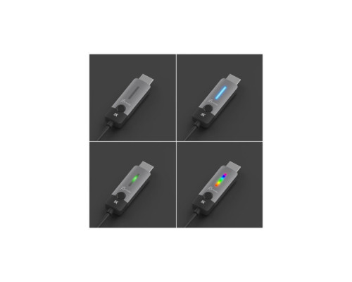 Кабель мультимедійний USB-C to HDMI M 1.8m 8K 60Hz LED RGB J5create (JCC157-N)