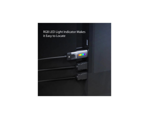 Кабель мультимедійний USB-C to HDMI M 1.8m 8K 60Hz LED RGB J5create (JCC157-N)