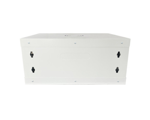 Шафа настінна GEAR 4U 19" 600x600x240 мм, + полка 19", grey (GWMSN-4U-600-600G)
