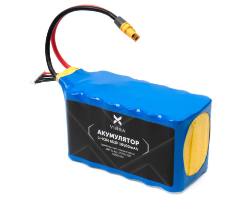 Акумулятор для дрона Vinga Li-ion 6S3P 16500mAh з балансувальним дротом (JHY Li-Ion 21700 5500mAh) (V6S3P-16500MAH)