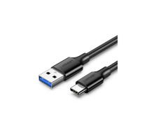 Дата кабель USB 3.0 AM to USB-C 1.0m US184 Black Ugreen (20882)
