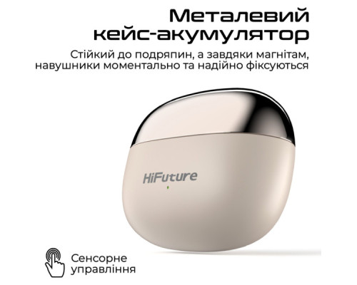 Навушники HiFuture FlexClip Champagne (flexclip.champagne)