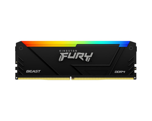 Модуль пам'яті для комп'ютера DDR4 8GB 3600 MHz Beast RGB Kingston Fury (ex.HyperX) (KF436C17BB2A/8)