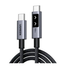 Дата кабель USB-C to USB-C 1.0m PD 100W L509 black Ugreen (35501)