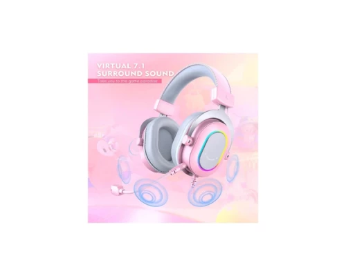 Навушники Fifine H6 RGB 7.1 Pink (H6P) Навушники Fifine H6 RGB 7.1 Pink (H6P)