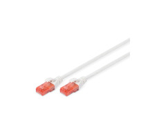 Патч-корд 1м, CAT 6 UTP, AWG 26/7, Cu, LSZH, white Digitus (DK-1617-010/WH)