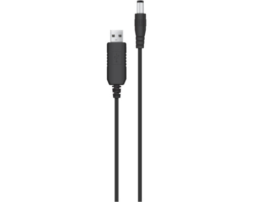 Кабель живлення USB to DC 5.5x2.5mm 9V 1.0m 1.0A ACCLAB (1283126565113)