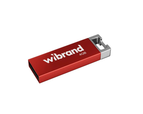 USB флеш накопичувач Wibrand 4GB Chameleon Red USB 2.0 (WI2.0/CH4U6R)