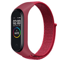 Ремінець до фітнес браслета BeCover Nylon Style для Xiaomi Mi Smart Band 5/6 Red (705431)