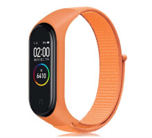 Ремінець до фітнес браслета BeCover Nylon Style для Xiaomi Mi Smart Band 7 Orange (707665)