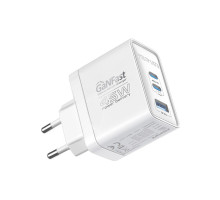 Зарядний пристрій Promate powerport-45 2xUSB-C PD + USB-A QC 45W White (powerport-45.white)