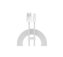Дата кабель USB 2.0 AM to Lightning 2.0m 2.4A white Baseus (CALD000502)