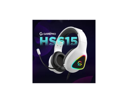 Навушники GamePro HS615 RGB White (HS615) Навушники GamePro HS615 RGB White (HS615)